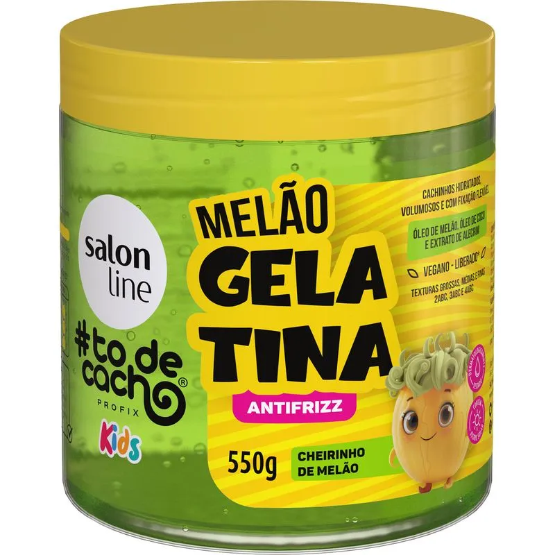 Gelatina #ToDeCacho Salon Line de Melão